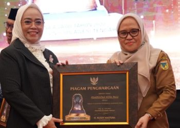 Pemkot Palu Berhasil Meraih Penghargaan Terbaik II Dalam Paritrana Award