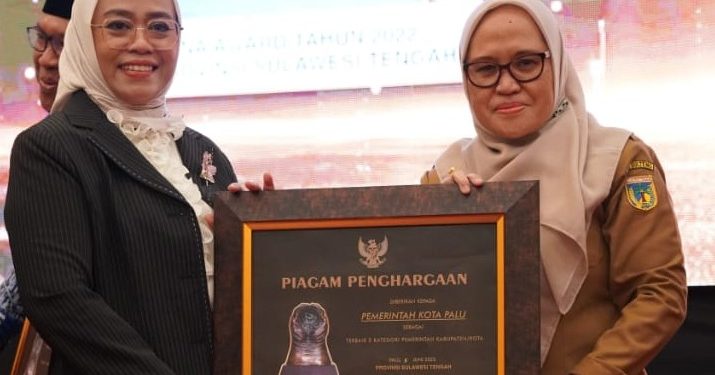 Pemkot Palu Berhasil Meraih Penghargaan Terbaik II Dalam Paritrana Award