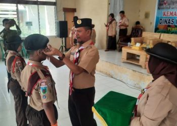 Kadispora Kota Palu Menutup Acara Kemah Pramuka Dalam Rangka HUT Ke 62 Pramuka