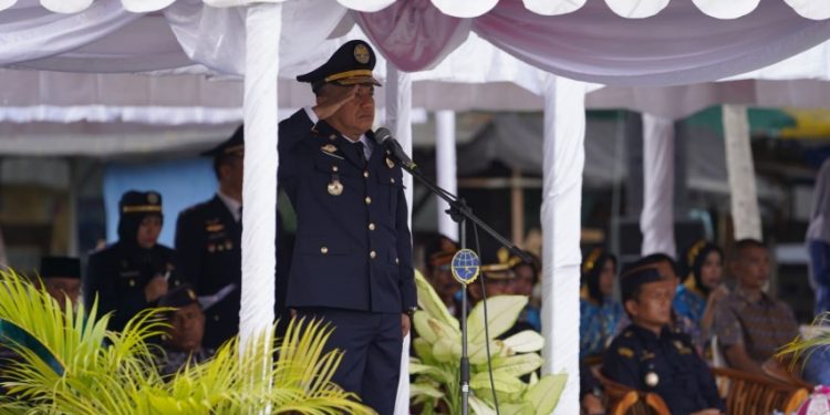 Wali Kota Palu Memimpin Upacara Hari Perhubungan Nasional Tahun 2023