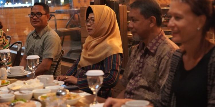Asisten I Setda Kota Palu Hadiri Jamuan Makan Malam Bersama Sekretaris Palemen Negara Jerman Miss Dr.Barbel Kofler