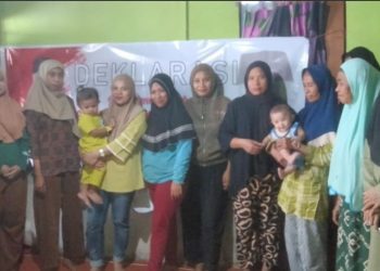 Deklarasi Jaringan Sahabat Sulteng For Ganjar Kelurahan Lasoni Kota Palu