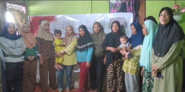 Deklarasi Jaringan Sahabat Sulteng For Ganjar Kelurahan Lasoni Kota Palu