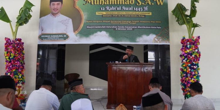 Kerukunan Keluarga Turatea Jeneponto (KKTJ) Pilar KKSS Sulteng Gelar Peringatan Maulid Nabi Muhammad SAW, Berikut Pesan Wali Kota Palu
