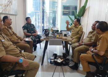 Perkuat Sinergitas Kelembagaan ; Wagub Silaturahmi ke Korem 132/Tdl