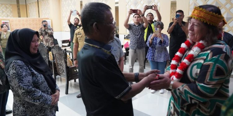 Wakil Wali Kota Palu Turut Menyambut Kedatangan Sekretaris Parlemen Jerman Miss Dr.Barbel Kofler