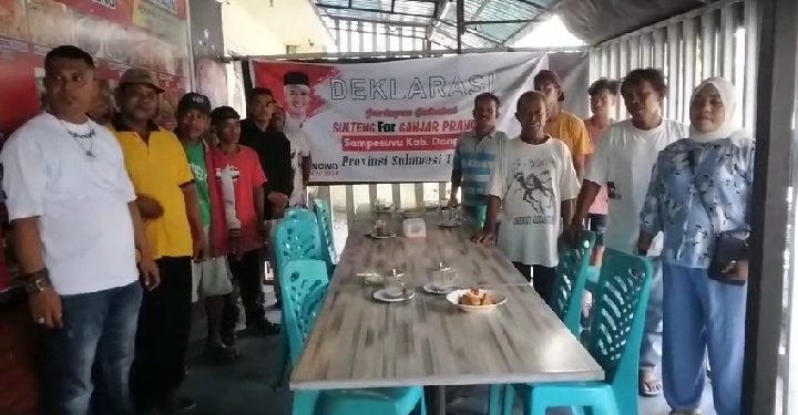 Deklarasi Jaringan Sahabat Ganjar For Sulteng