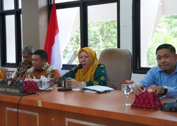 Wakil Walikota Palu Memimpin Pertemuan High Level Meeting Tim Pengendalian Inflasi Daerah Kota Palu