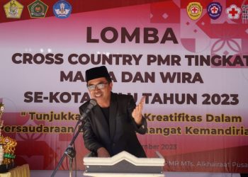Kadis Pendidikan Kota Palu Secara Resmi Membuka Lomba Cross Counrty PMR Tingkat Madya dan Wira Se-Kota Palu tahun 2023
