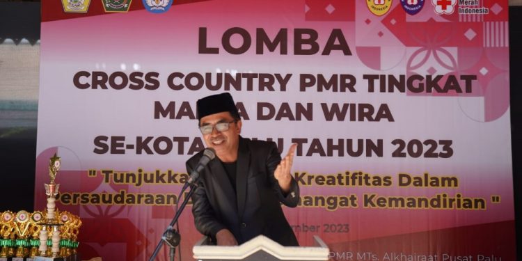 Kadis Pendidikan Kota Palu Secara Resmi Membuka Lomba Cross Counrty PMR Tingkat Madya dan Wira Se-Kota Palu tahun 2023