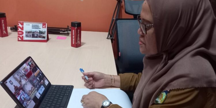 Sekda Irmayanti Ikuti Rakor Penandatangan NPHD Pilkada Secara Virtual