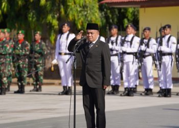 Wali Kota Palu Memimpin Upacara Peringatan Hari Pahlawan Nasional Tingkat Kota Palu Tahun 2023
