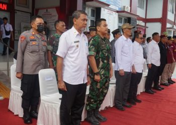 Asisten I Setda Kota Palu Hadiri Apel Siaga Nataru 2023/2024