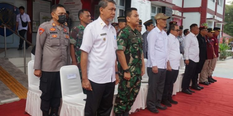 Asisten I Setda Kota Palu Hadiri Apel Siaga Nataru 2023/2024
