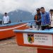 Wali Kota Palu Serahkan Bantuan 62 Unit Perahu Fiber Nelayan Di 8 Kelurahan