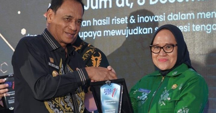 BRIDA Award 2023, Pemkot Palu Dinobatkan Sebagai Pemda Terinovatif Se Sulawesi Tengah