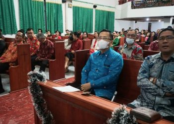 Kadis P2KB Kota Palu Hadiri Perayaan Ibadah Pra-Natal Keluarga Besar Kantor Sinode Gereja Protestan Indonesia