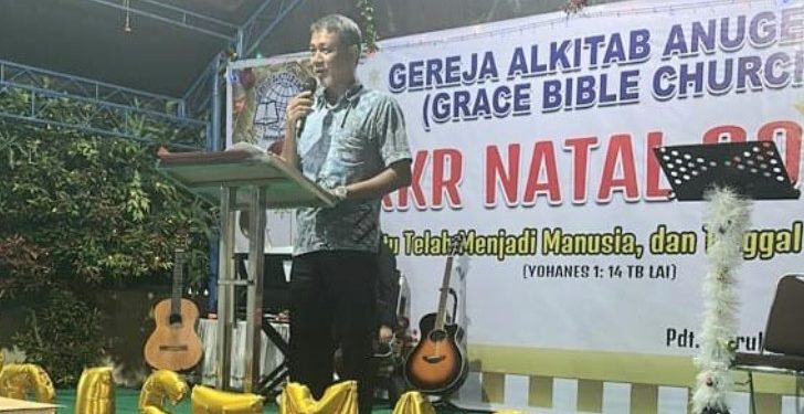 Asisten I Setda Kota Palu Hadiri Perayaan Natal Gereja Alkitab Anugerah Palu Tahun 2023