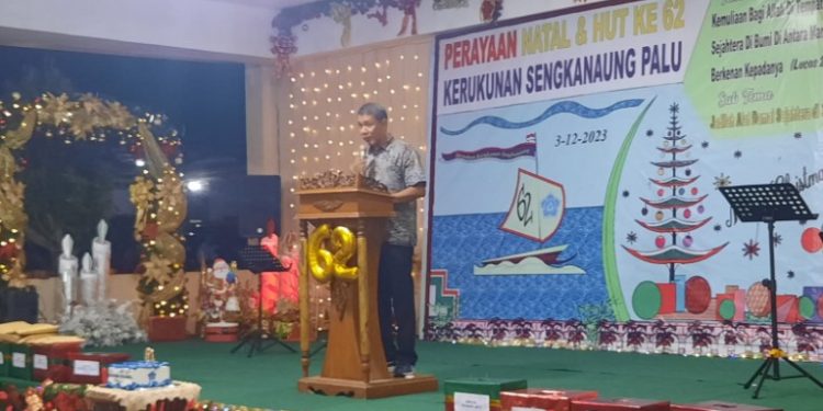 Asisten I Setda Kota Palu, Acara Perayaan Natal Kerukunan Sengkaunang Palu Tahun 2023
