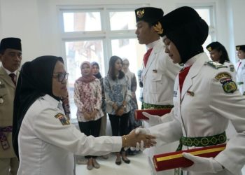 Setda Irmayanti Hadiri Pengangkatan Purna Paskibraka Sebagai Duta Pancasila