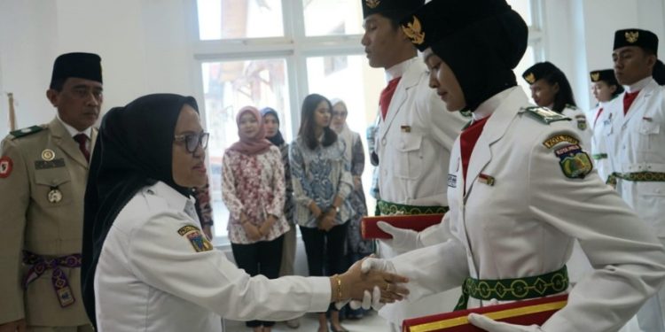 Setda Irmayanti Hadiri Pengangkatan Purna Paskibraka Sebagai Duta Pancasila