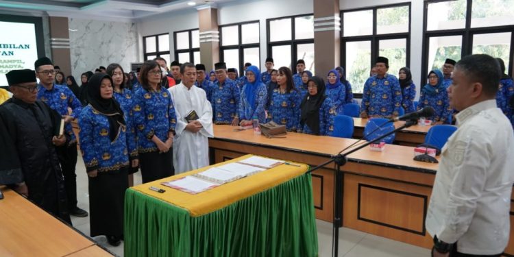 Pelantikan Pejabat dan Kepala Sekolah, Ini Arahan Wali Kota Palu