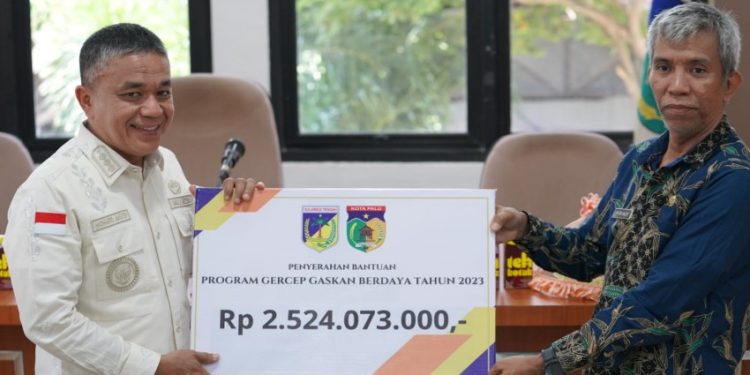 Pemkot Palu Terima Bantuan Rp2.5 Miliar Program Gercep Gaskan Berdaya Tahun 2023