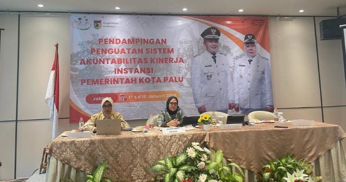 Setda Irmayanti Pimpin Pertemuan Pendampingan Penguatan SAKIP Kota Palu