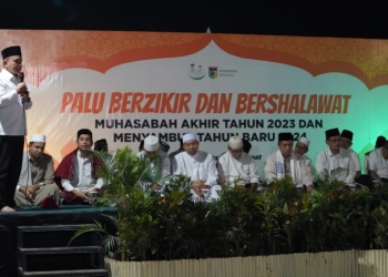 Menyambut Tahun Baru 2024 Pemkot Palu Gelar Palu Berzikir dan Bershalawat, Ini Harapan Wali Kota