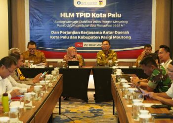 Wawali Kota Palu Secara Resmi Membuka High Level Meeting TPID Kota Palu