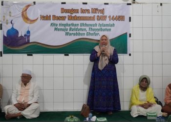 Wawali Kota Palu Hadiri Peringatan Isra’ Mi’raj Nabi Muhammad SAW 1445 H Bersama Majelis Taklim Al-Munawwar Kelurahan Besusu Barat
