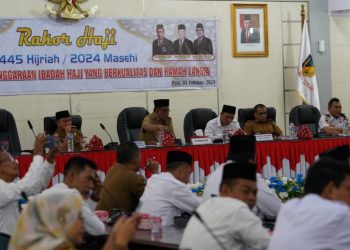 Kabag Kesra Setda Kota Palu Hadiri Rakor Penyelenggara Haji 1445 H/2024 M