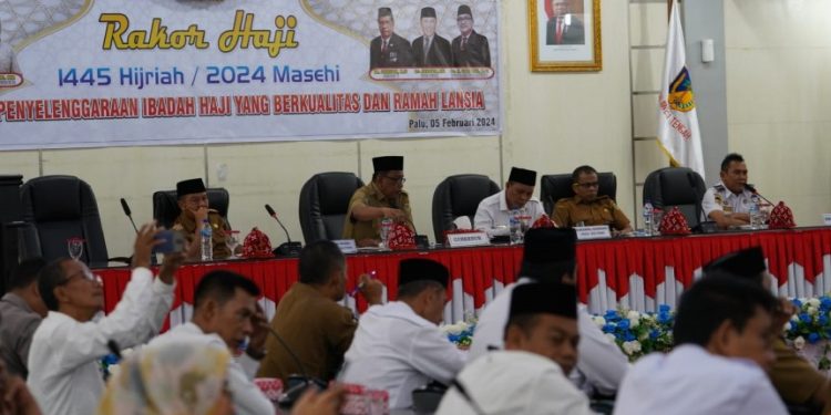 Kabag Kesra Setda Kota Palu Hadiri Rakor Penyelenggara Haji 1445 H/2024 M