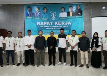 Kadis Pendidikan Kota Palu Membuka Raker Pengurus IKA SMPP57 – SMA Negeri 4 Palu