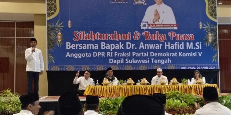 Silaturahmi dan Buka Puasa Bersama, Anwar Hafid : Doakan Saya dan dr. Reny Bisa Menjadi Calon Gubernur dan Wakil Gubernur Sulteng