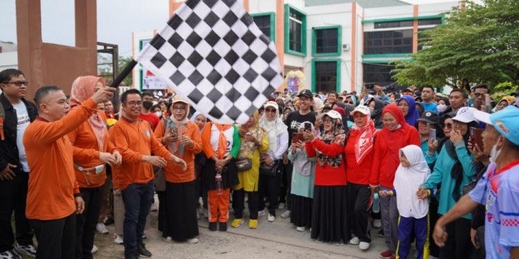 Jalan Santai Hardiknas Tahun 2024, Berikut Pesan Wali Kota Palu