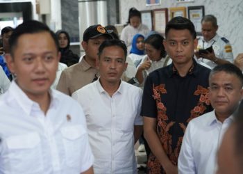Hadianto Rasyid Dampingi Kunker Menteri ART/BPN RI di Kota Palu
