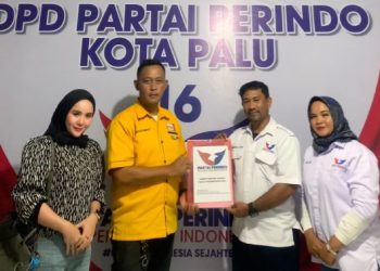 Setelah PKB, Hadianto Rasyid Ambil Formulir Pendaftaran di Partai Perindo Kota Palu