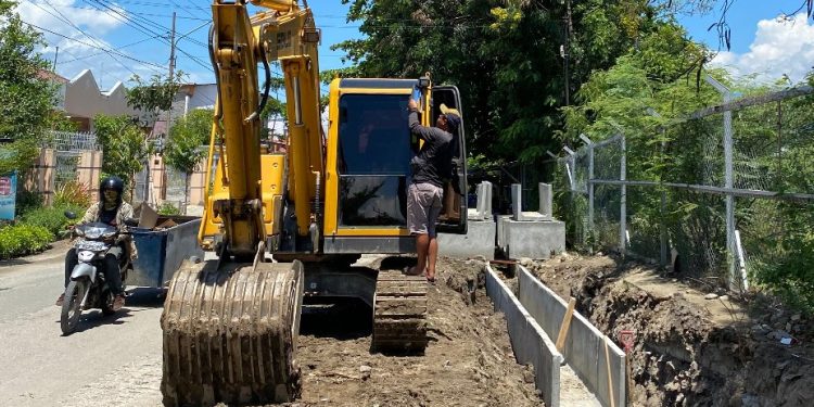 Dinas PU Kota Palu Targetkan Perbaikan Jalan Garuda Palu Selesai Bulan Oktober 2024