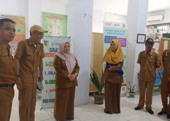 Hari Pertama Kerja Pasca Libur Lebaran 1445 H, Wawali Kota Palu Pimpin Sidak Di Sejumlah OPD