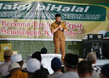 Wali Kota Palu Hadiri Halal Bihalal Asosiasi Pedagang Se-Kota Palu