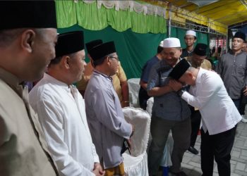 Hadiri Halal Bihalal Bersama Masyarakat Kelurahan Pengawu, Ini Harapan Wali Kota Palu