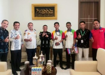 Wali Kota Terima Kunjungan PT. Nipsea Paint and Chernicaks Cabang Palu