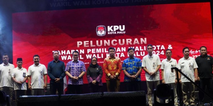 Sekkot Irmayanti Pettalolo Hadiri Peluncuran Tahapan Pemilihan Wali Kota dan Wakil Wali Kota Palu