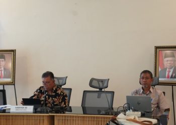 Inspektur Inspektorat dan Asisten Administasi Umum Setda Kota Palu Ikuti Rakornas Pengawasan Intern Pemerintah Tahun 2024 Bersama Presiden RI