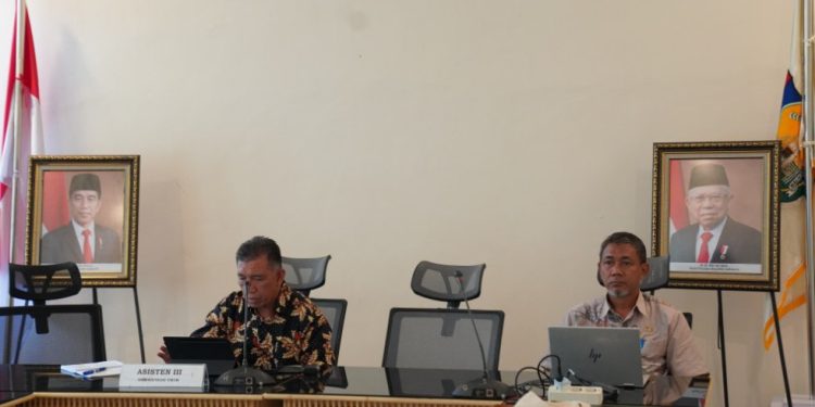 Inspektur Inspektorat dan Asisten Administasi Umum Setda Kota Palu Ikuti Rakornas Pengawasan Intern Pemerintah Tahun 2024 Bersama Presiden RI