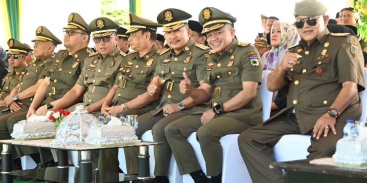 Wali Kota Palu Hadiri Upacara Peringatan HUT Ke-74 Satpol PP Di Kabupaten Banggai