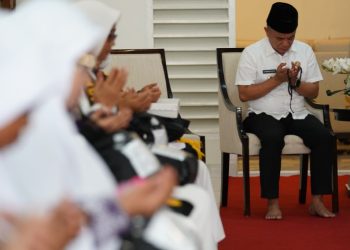 Wali Kota Palu Resmi Melepas Calon Jamaah Haji Kota Palu Kloter Terakhir