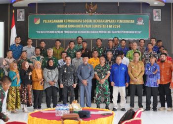 Asisten Pemerintahan dan Kesra Setda Kota Palu Hadiri Kegiatan Komunikasi Sosial Dengan Aparat Pemerintahan