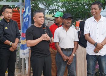 Wali Kota Palu Hadiri Pertandingan Final Turnamen Lasoani Cup 1 Volley Ball Se-Kelurahan Lasoani